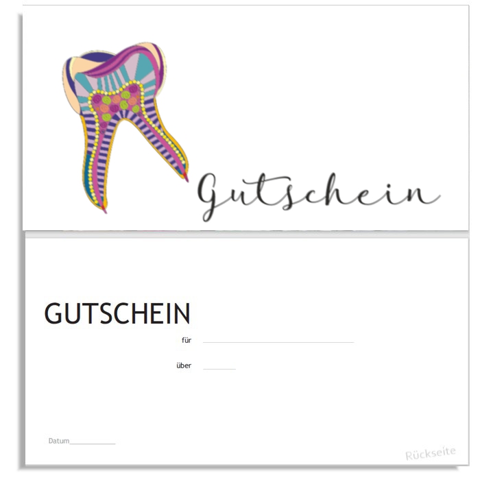 Mandala für Terminkarten, Gutscheine und mehr